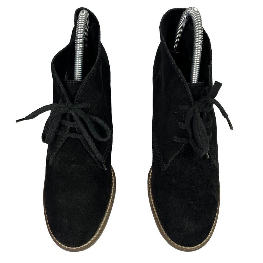 J.‎ Crew Macalister High Heel Suede Ankle Booties Womens Black Size 9 - Picture 4 of 11